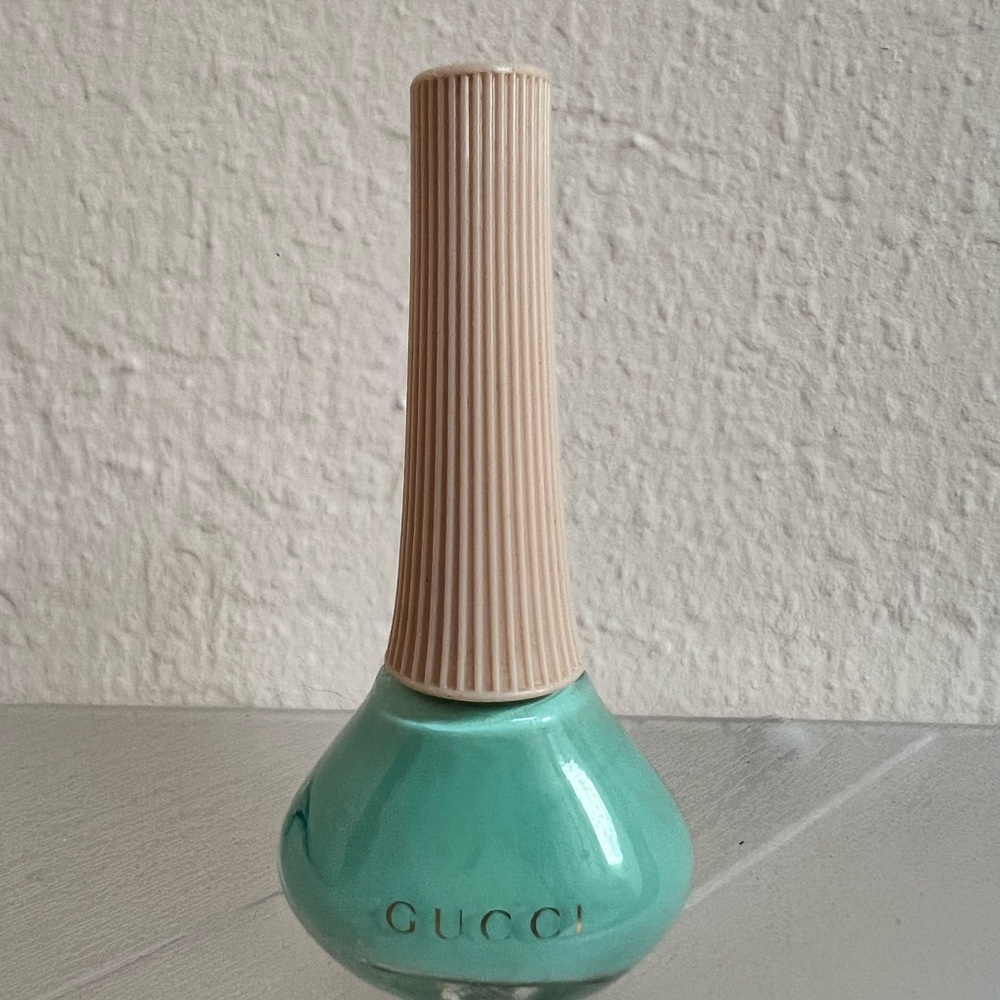 Gucci Pastel Green nail polish